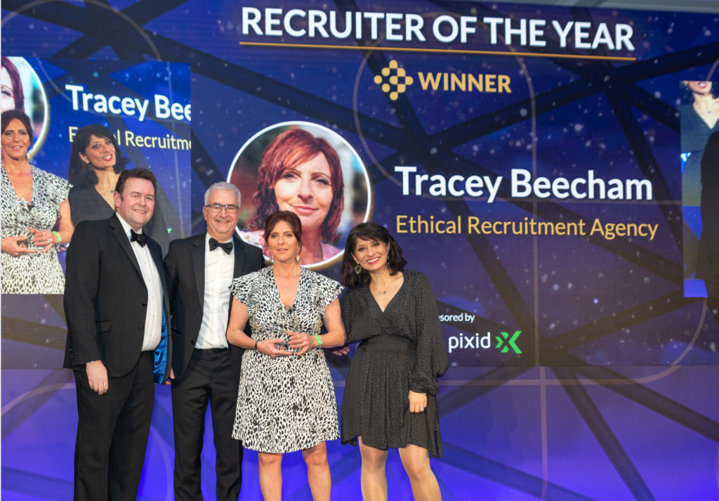 REC Awards - Tracey Beecham - Winner of Recruiter Of The Year 2020